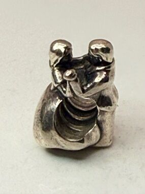 Retired Pandora First Dance Bride & Groom Charm 791396 Sterling Silver